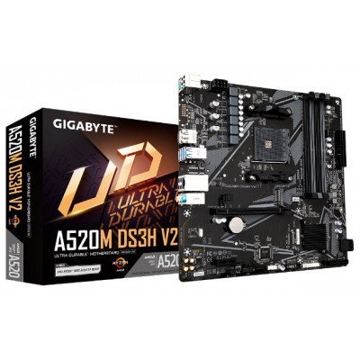 PLACA BASE GIGABYTE A520M DS3H V2 AM4 MATX 4XDDR4 en Huesoi